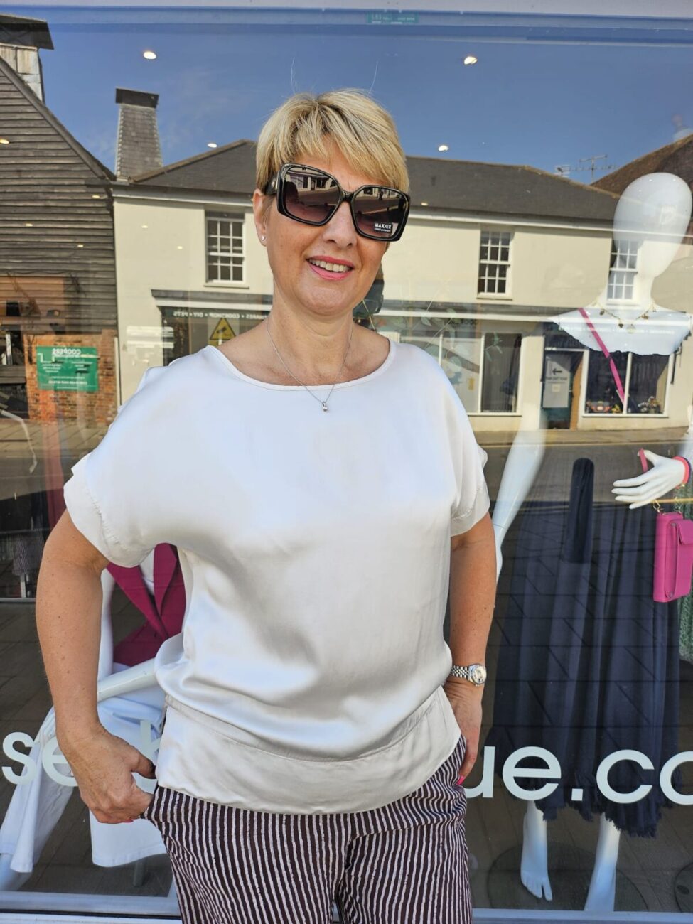 Satin Luxe Tee Top