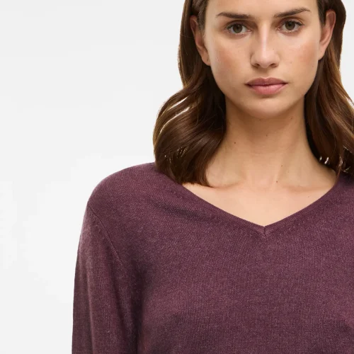 Vila Viril V Neck Bestselling LS Knit